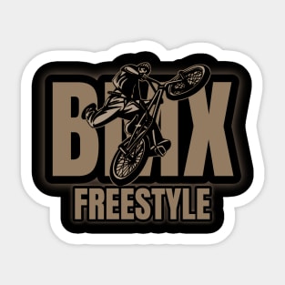 Bmx style freestyle Sticker